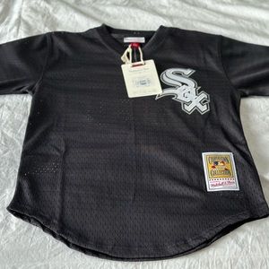 NWT Chicago White Sox Frank Thomas Mitchell & Ness throwback Youth Mediu…